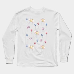 Cute party balloons Long Sleeve T-Shirt